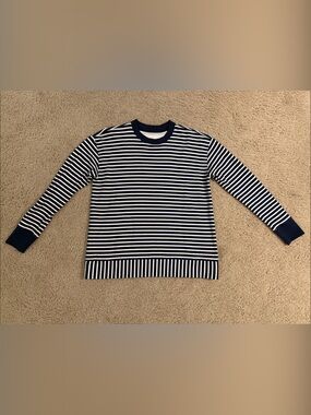 Alice Walk navy and white striped pullover